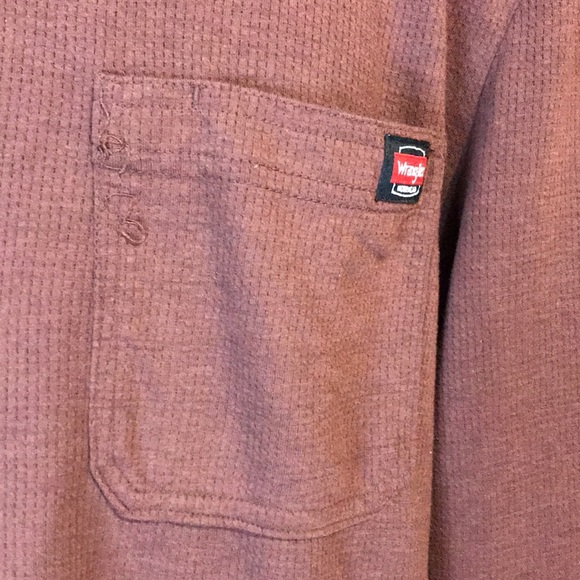 WRANGLER WORK WEAR MENS LONG SLEEVE SHIRT XXL - Picture 6 of 9